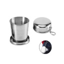Collapsible Stainless Steel Water Cup (250 ml)
