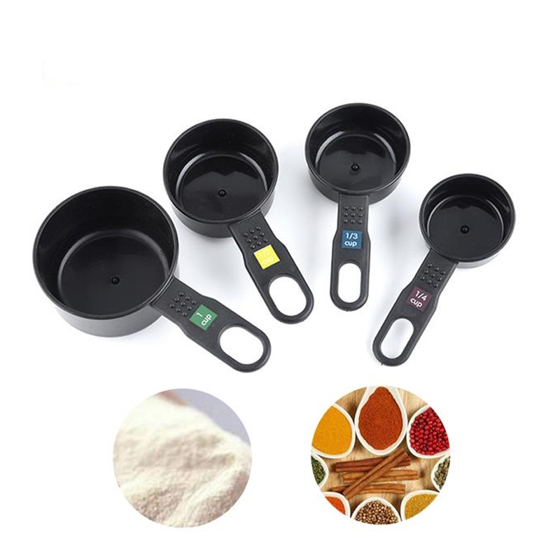 Set of 4 Plastic Measuring Seasoning Spoons Kitchen Tools