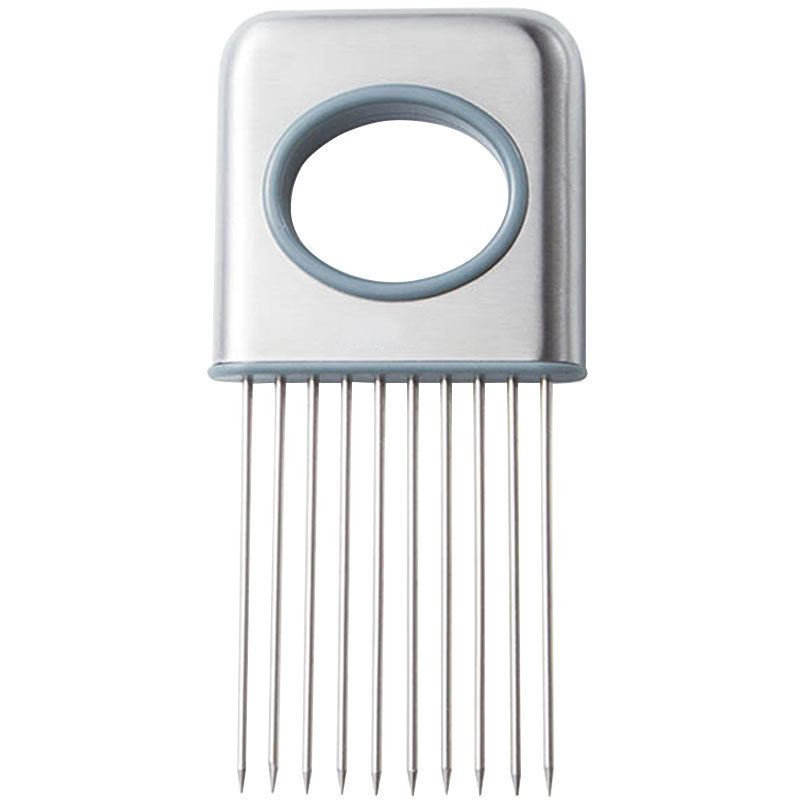 Stainless steel Onion Holder Fork / Vegetable Cutter Slicer