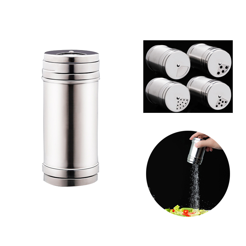 Extra Large Stainless Steel Salt and Pepper Shaker Cruet
