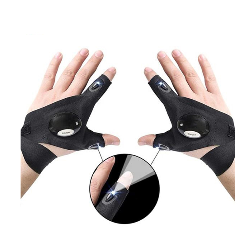Fishing Gloves with LED Light / Led Light Up Fishing Glove