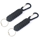 Paracord Survival Rope Keychain with carabiner