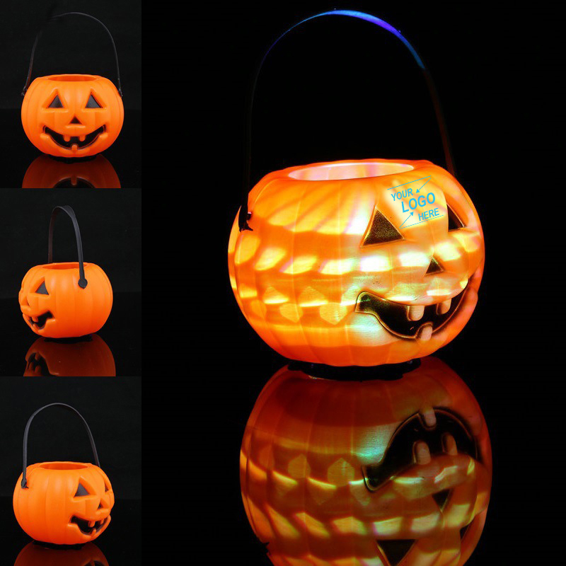 Halloween Pumpkin Barrels Hand Lantern / Portable Light