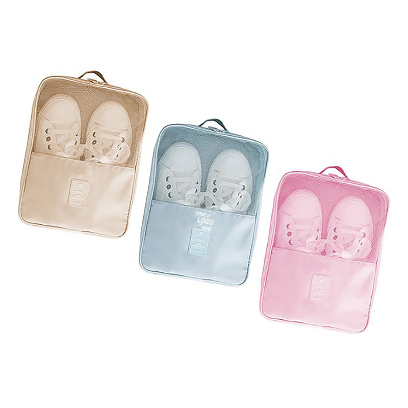 Shoe travel bag Double Layer Shoe Bag with Mesh Window