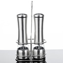 Stainless Steel Pepper Mill and Salt Grinder Set