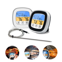 Touch Screen Thermometer For Cooking Food Meat, Smoker Oven