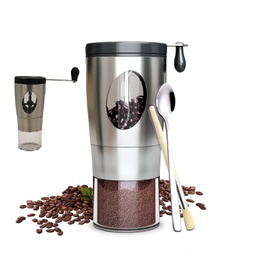 [S0501000016] 手摇咖啡磨豆机 不锈钢咖啡磨 手动咖啡磨 coffee mill