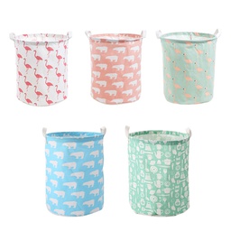  Fabric Storage Basket  Portable Folding Dirty Clothes Basket