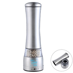 [S0501000043] Stainless Steel Pepper Mill and Salt Grinder With Adjustable Coarseness