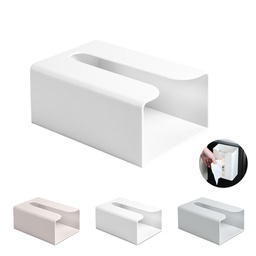 HOB6056 - Nordic Wall-mounted Tissue Dispenser 塑料纸巾盒挂墙白色北欧壁挂式纸巾盒厨房壁挂式纸巾盒粘贴纸巾架