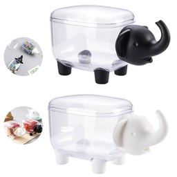 OFB1007 - Creative Animal-Shaped Desktop Storage Box 小象喜羊羊棉签盒牙签盒  塑料桌面羊型收纳盒