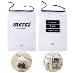 [S1305000024] Reusable Transparent Plastic Drawstring Bag / Clear PVC Bags