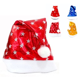 Deluxe Satin Santa Hat Cap Christmas Xmas Headwear
