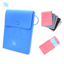 [S0500000116] Silicone Mask Storage Bag / Portable KN95 Face Mask Case