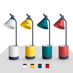 Cone Flexible LED Rechargeable Table Lamp With Pen Container