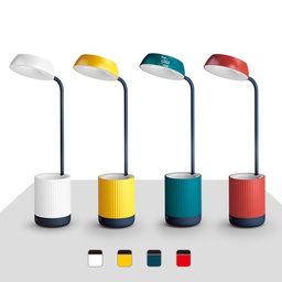 Ring Flexible LED Rechargeable Table Lamp With Pen Container