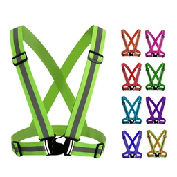 Reflective Vest Suspenders / Safe Reflective Belt Vest