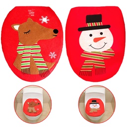 [S0400000151] Christmas Toilet Seat Cover Decoration