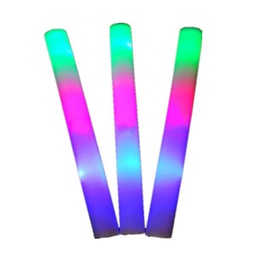 [S0103000070] Glow Sticks LED Light-Up Foam Sticks Glow Baton Wands