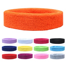 Cotton Terry Sports Headband Sweatband Head Sweat Bands