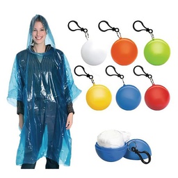 Portable Raincoat Disposable Raincoat Ball Key Chain
