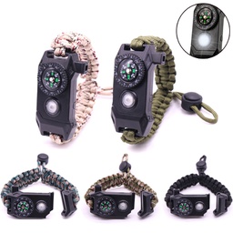 Compass Led Outdoor Survival Multi functional Bracelet