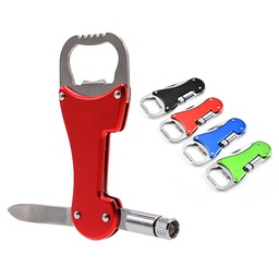 Pocket Tool 3 In 1 Bottle Opener With Led And Knife
