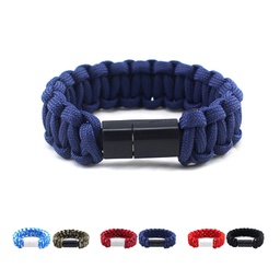 [S0801020056] Charger Cable Woven Bracelet