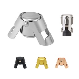 [S0504000026] Stainless Steel Press Wine Bottle Sealer Stoppers