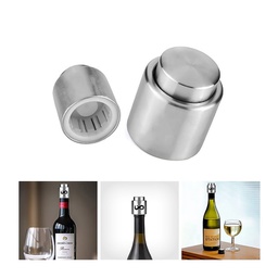 [S0504000027] Stainless Press Wine Bottle Stopper Vacuum