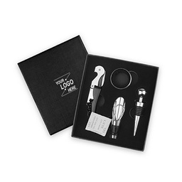 [S0504000029] 5-piece Wine Bottle Tools Set in Gift Box