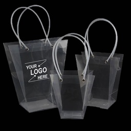 [S1304000040] Medium Clear PP Tote Gift Bag