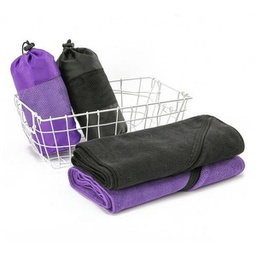 [S0610000051] Microfiber Sports Towel with Zipper Pocket in Mesh Bag