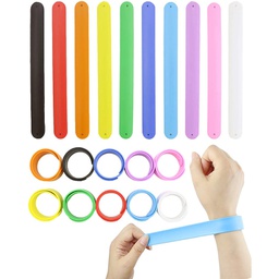[S1101020013] Silicone Slap Band