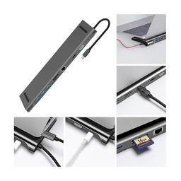 [SA0086] USB Type-C 10-in-1 Multiport Hub Card Reader with HDMI