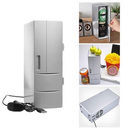 [S0502000135] Mini USB Fridge Electric Cooler and Warmer - Double