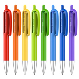[S0303010066] Vibrant Colored Retractable Retractable Ballpo Ballpoint Pen