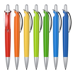 [S0303010067] Custom Logo Vibrant Retractable Ballpoint Pen