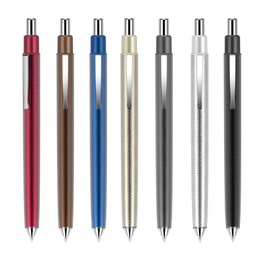 Metal Custom Logo Retractable writing Ballpoint Pen