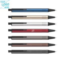 Custom Logo Aluminum writing Ballpoint Pen