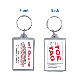 [S0103030062] Plastic Photo Frame Keychain
