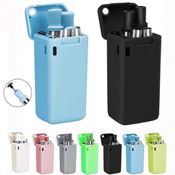 Reusable Stainless Steel Folding Straw with Case and Brush