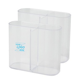 Frosted Cosmetic Organizer / Desktop Storage Box