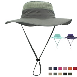 Unisex Sun Protector Fisherman Bucket Hat  /   Wide Brim Fishing Cap