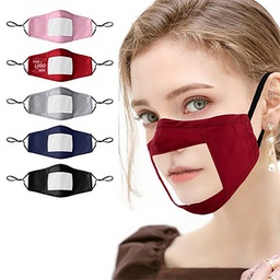 Face Mask with Clear Panel