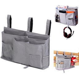 [S1305000029] Bedside Caddy Hanging Bed Organizer Storage Bag