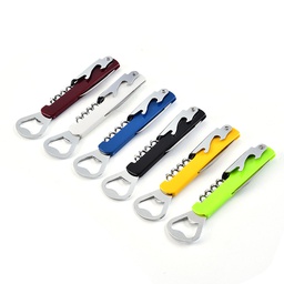 Multi-Purpose 4-in-1 Bottle Opener With Corkscrew