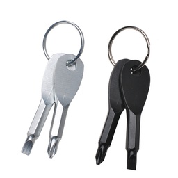 Screwdriver w/ Key Chain    Mini Portable Multi-function Keychain