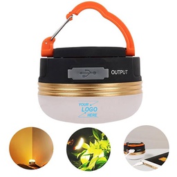 [S0600000360] Portable Rechargeable Magnetic Tent Lamp With Hang Hole