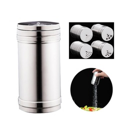 [S0601000063] Super Large Stainless Steel Salt and Pepper Shaker Cruet